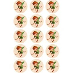 Oblea de Peter Pan - 5 cm (15) - María Lunarillos