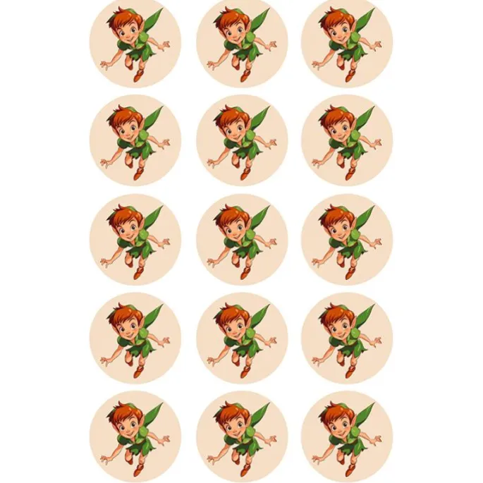 Oblea de Peter Pan - 5 cm (15) - María Lunarillos