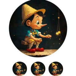 Oblea de Pinocho - 20 cm - María Lunarillos