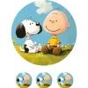 Oblea de Snoopy & Charlie Brown - 20 cm - María Lunarillos