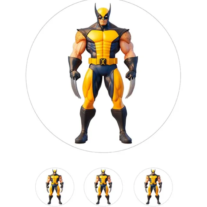Oblea de Wolverine (Marvel) - 20 cm - María Lunarillos