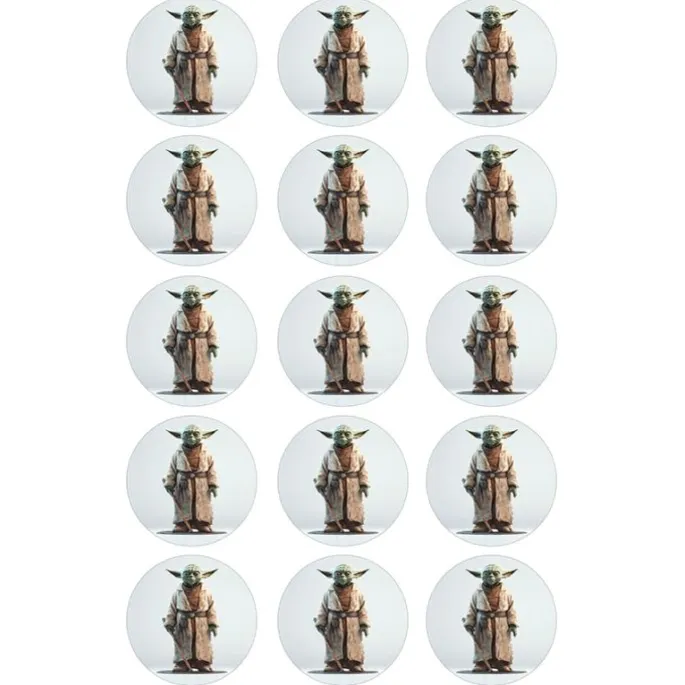 Oblea de Yoda 2 - 5 cm (15) - María Lunarillos
