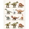 Oblea Dinosaurios 2 (A4) - María Lunarillos