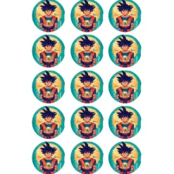 Oblea Dragon Ball 1 - 5 cm (15) - María Lunarillos