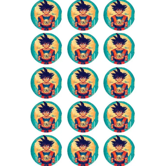 Oblea Dragon Ball 1 - 5 cm (15) - María Lunarillos