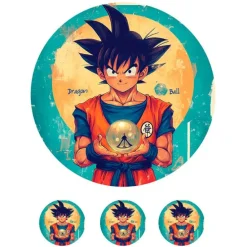 Oblea Dragon Ball 2 - 20 cm - María Lunarillos