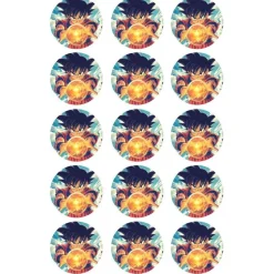 Oblea Dragon Ball 5 - 5 cm (15) - María Lunarillos