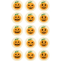 Oblea Halloween Calabazas nº 45 - María Lunarillos