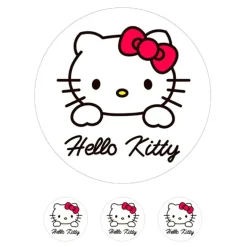 Oblea Hello Kitty 2 - 20 cm - María Lunarillos