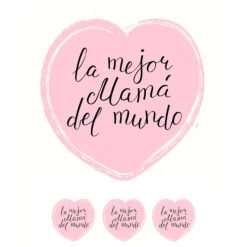 Oblea La mejor Mamá del mundo 20 cm - María Lunarillos