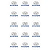 Oblea Logotipo Hyundai 5 cm (15) - María Lunarillos