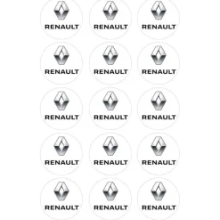 Oblea Logotipo Renault 5 cm (15) - María Lunarillos