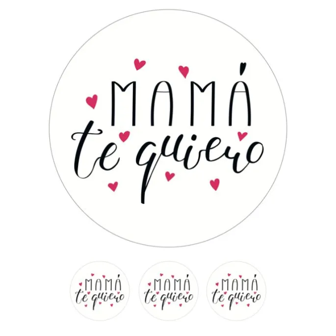 Oblea Mamá Te Quiero 20 cm - María Lunarillos