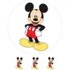 Oblea Mickey Mouse 20 cm - María Lunarillos