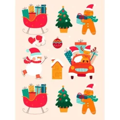 Oblea Mix Navidad (A4) - María Lunarillos