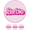 Oblea palabra Barbie 20 cm - María Lunarillos