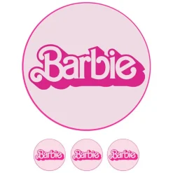 Oblea palabra Barbie 20 cm - María Lunarillos