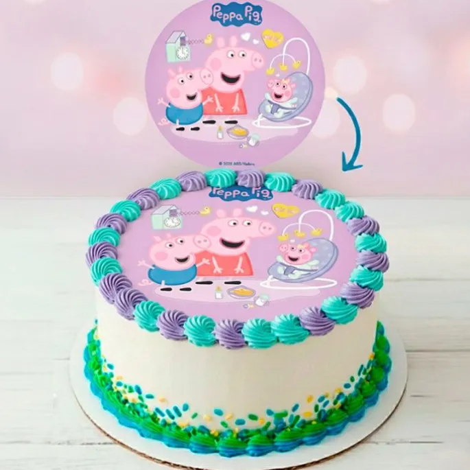 Oblea Peppa Pig baby - Sin gluten - Dekora