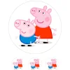 Oblea Peppa Pig - 20 cm - María Lunarillos