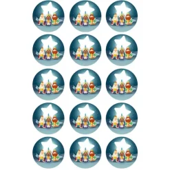 Oblea Reyes Magos 5 cm (15) - María Lunarillos
