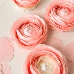 Obleas finas de colores para flores y decoraciones (10) - Decora