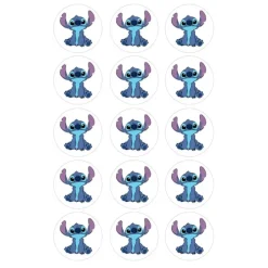 Oblea Stitch 5 cm (15) - María Lunarillos