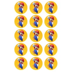 Oblea Super Mario Bros 5 cm (15) - María Lunarillos