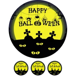 Oblea tumbas Halloween 20 cm - María Lunarillos