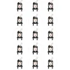 Oblea Wednesday Addams o Miércoles Addams 5 cm (15) - María Lunarillos