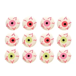 Ojos de azúcar sangrientos de colores (12) - Sin gluten - Decora