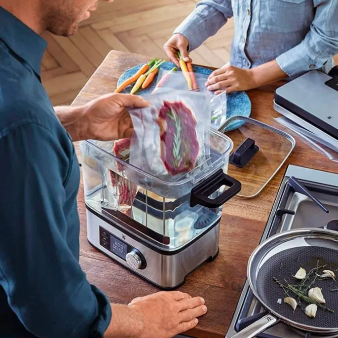 Olla para sous vide y cocción lenta Lono - Acero inoxidable - WMF + REGALO cuchillo