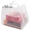 Pack 50 Bolsas para cajas de tartas/cupcakes 28 x 24 cm