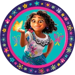 Pack de fiesta: 20 servilletas, 8 platos y 8 vasos - Encanto