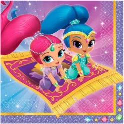 Pack de fiesta: 16 servilletas y 16 vasos - Shimmer & Shine