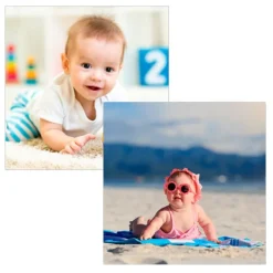Pack de 2 papeles comestibles Burn Away - Cuadrado de 18 cm - Impresión personalizada