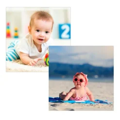 Pack de 2 papeles comestibles Burn Away - Cuadrado de 15 cm - Impresión personalizada