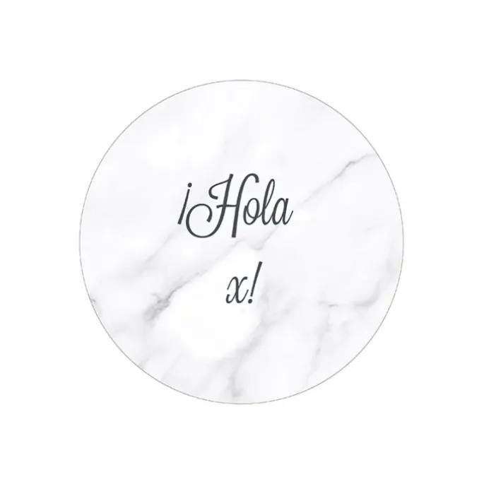 Pack papeles comestibles burn Hasta luego Hola Edad 14 cm - María Lunarillos