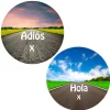 Pack papeles comestibles burn Adiós Hola Edad 19 cm - María Lunarillos