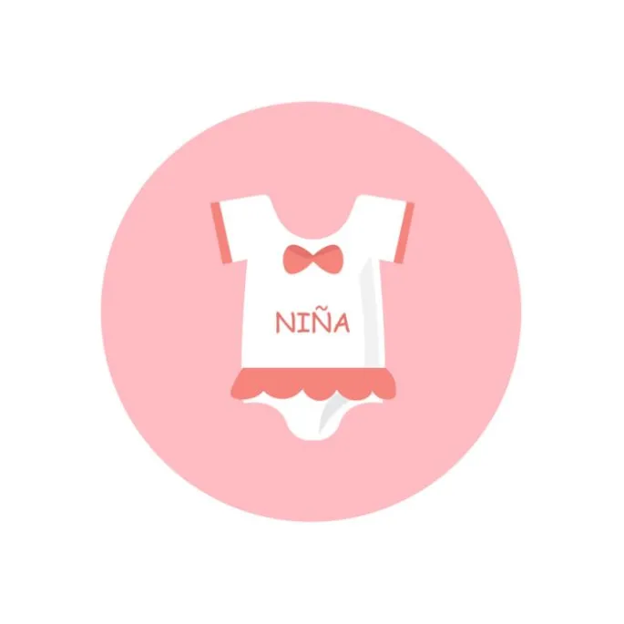 Pack papeles comestibles burn Niño o niña (resultado niña) 19 cm - María Lunarillos