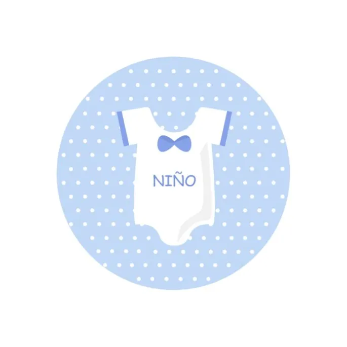 Pack papeles comestibles burn Niño o niña (resultado niño) 17 cm - María Lunarillos