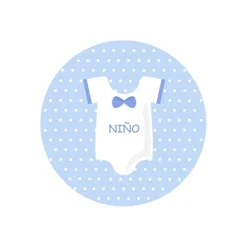 Pack papeles comestibles burn Niño o niña (resultado niño) 14 cm - María Lunarillos