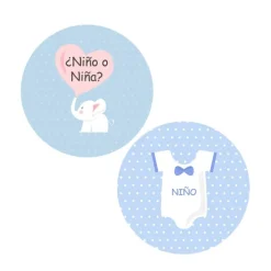 Pack papeles comestibles burn Niño o niña (resultado niño) 14 cm - María Lunarillos