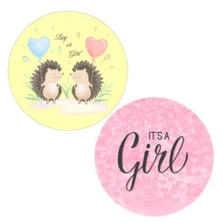 Pack papeles comestibles burn Boy or Girl (resultado niña) 17 cm - María Lunarillos
