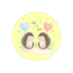 Pack papeles comestibles burn Boy or Girl (resultado niño) 19 cm - María Lunarillos