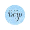 Pack papeles comestibles burn Boy or Girl (resultado niño) 14 cm - María Lunarillos