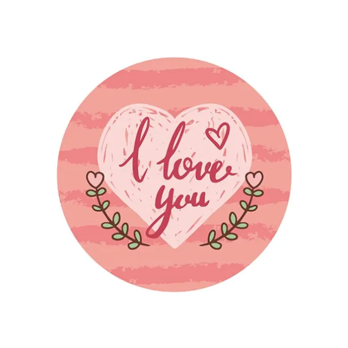 Pack papeles comestibles burn I Love You 19 cm - María Lunarillos