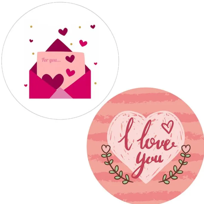 Pack papeles comestibles burn I Love You 19 cm - María Lunarillos