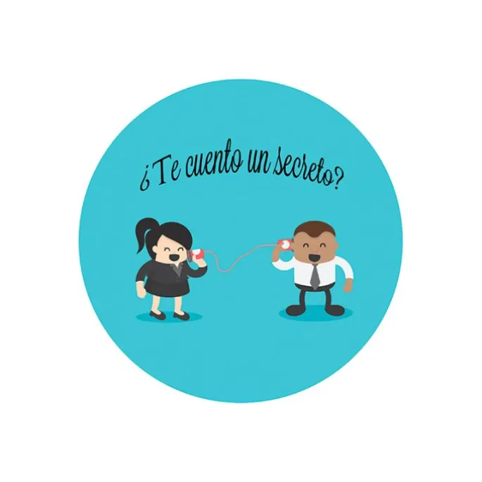 Pack papeles comestibles burn ¿Te cuento un secreto? (Te quiero) 14 cm - María Lunarillos
