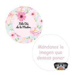 Pack papeles comestibles burn Feliz Día de la Madre 14 cm - María Lunarillos