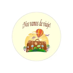 Pack papeles comestibles burn Viaje 19 cm - María Lunarillos